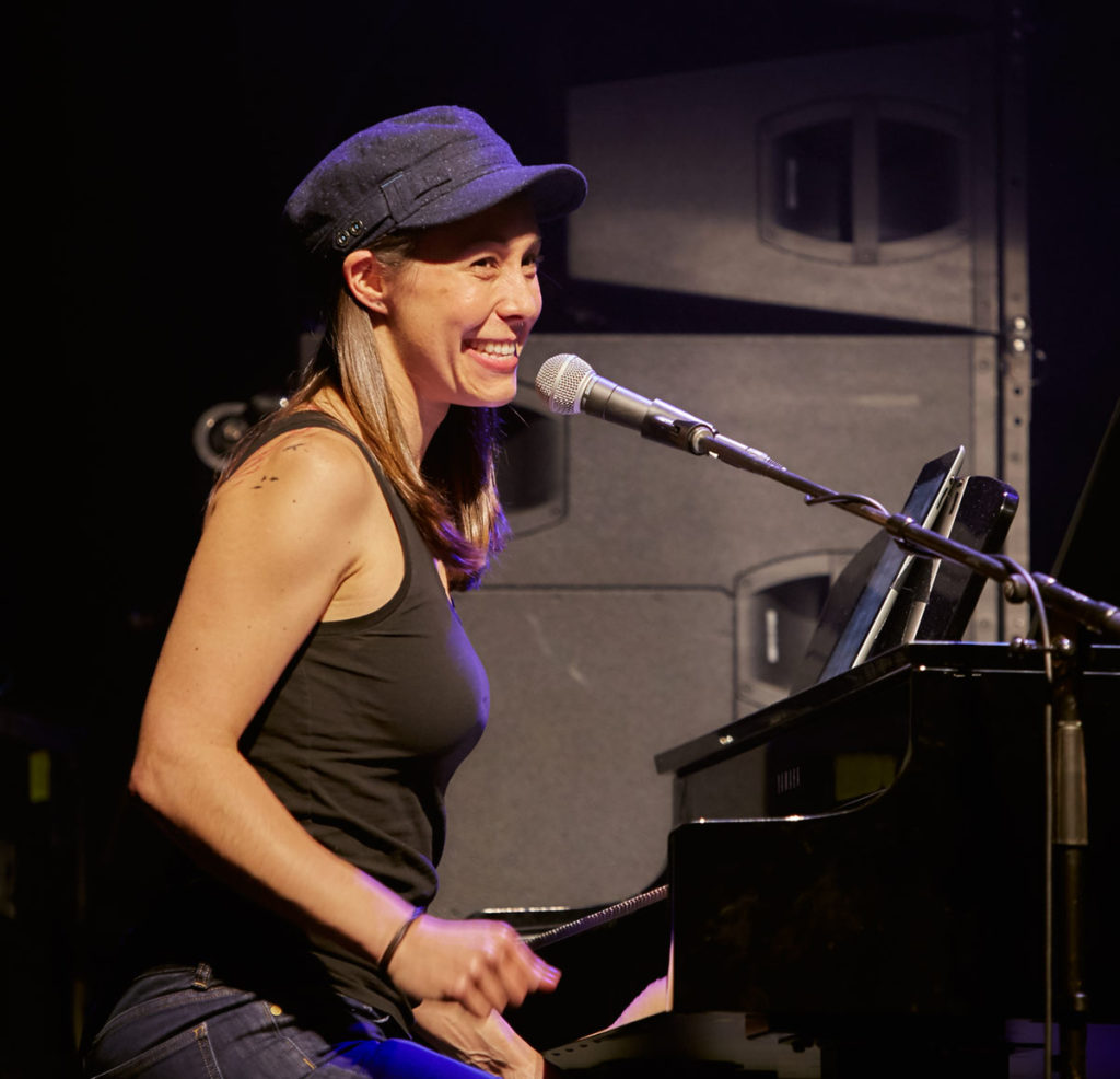 Holly Bowling played beautiful Grateful Dead Piano between set.
